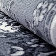 thumbnail image 3 of Blue Nile Mills Seraphina Collection Classic Woven Gray Floral Area Rug, 5' x 8', Non-Slip Backing, 3 of 5