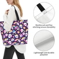 thumbnail image 3 of Disketp Skull colorful mushroom rainbow Bolsa Tote Estampada para Mujer, Bolso de Hombro y de Mano para Compras y Viajes, 3 of 8