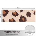 thumbnail image 5 of Kitchen Rugs Sets Of 2,Beige and Brown Of Leopard Print Anti Fatigue Kitchen Mat Rugs Non Slip Washable,Decorative Kitchen Floor Mats for Kitchen,Sink,Laundry,17"X47", 5 of 5