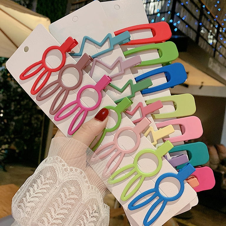 7Pcs Hair Clips,Fashion Flower Heart Crown Metal Hairpin  display picture 1