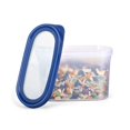thumbnail image 1 of Contenedor ovalado de plástico Signoraware Modular con tapa transparente, libre de BPA, n.° 2 | Hermético y a prueba de fugas | Resistente al calor | Diseño ligero que ahorra espacio | Ideal para la c, 1 of 2