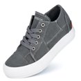 thumbnail image 3 of JENN ARDOR Women Hidden Wedge Canvas Sneakers Slip on Flats Shoes Walking Shoes, 3 of 11
