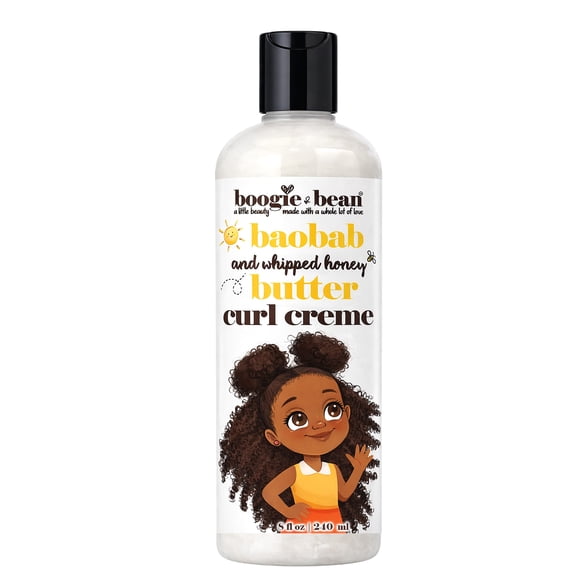 Baobab Kids Curl Cream Leave In, Kids Curly Hair Moisturizer and Conditioner, Natural Kids Curly Hair Products
