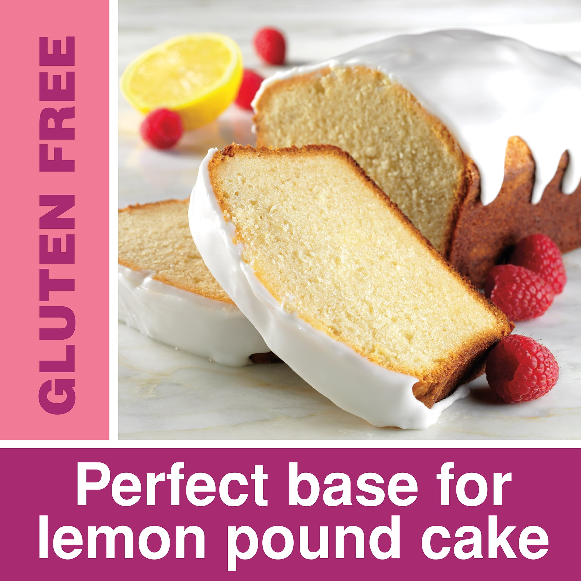 XO Baking Co. Verified Non-GMO & Gluten Free Pound Cake Mix, 18 oz Box