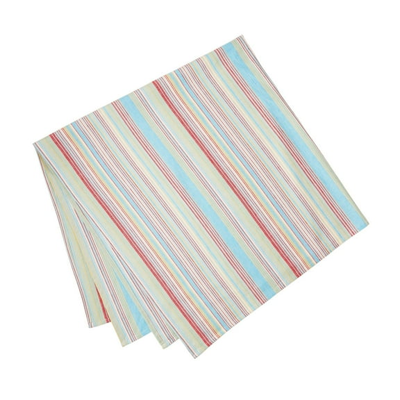 The Pioneer Woman Chunky Stripe Table Throw, 50" x 50", Multi-color