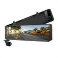 thumbnail image 2 of Car DVR Rear View Mirror Recorder 4K Video 12 Inch Dash Cam GPS Track 415 Ultra HD 3840*2160P Camera ,Clear Images, 2 of 7