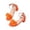 Orange, variant on Gyujnb Girls' Elegant Pearl Flower Heeled Dress Shoes Comfortable Adjustable Strap for Party & Wedding, Open Toe Low Heel,9-9.5 Years