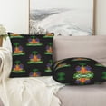 thumbnail image 7 of Haiti Coat Of Arms Decorative Cozy Throw Pillow Covers Soft Square Couch Cushion Case for Home Sofa Decor (Set of 2) 18"x18", 7 of 7