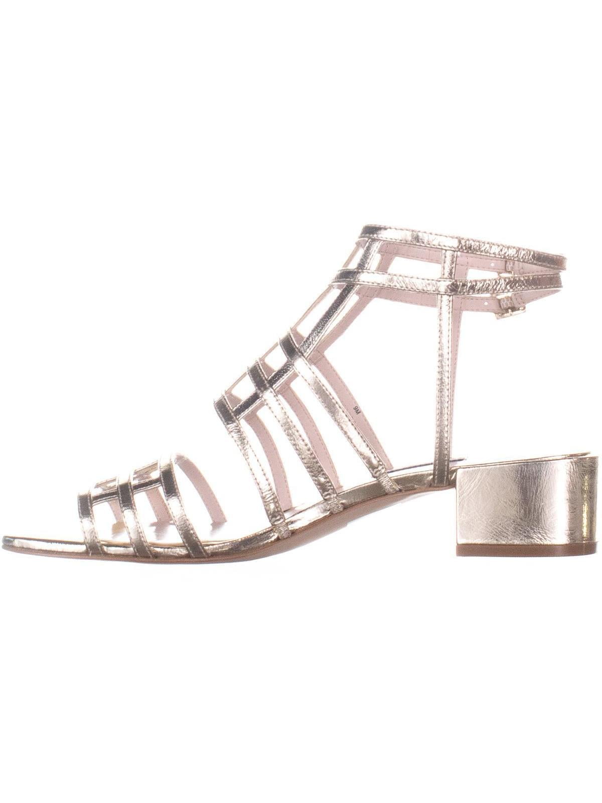 Nine West Xerxes Gladiator Sandals Gold Size 9.5 Walmart