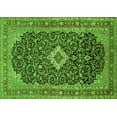 thumbnail image 1 of Ahgly Company Indoor Rectangle Medallion Green Traditional Area Rugs, 5' x 7', 1 of 1