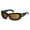 Glossy Black Frame/SharpView Yellow Lens, variant on Briza Wind Blocking Padded Foam Sunglasses for Outdoors, 100% UVA + UVB Protection, Dark Tortoise Frame/Clear Lens