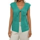 thumbnail image 1 of Usted Es Más Que una Camisa de Puntuación de Prueba Sexy de Manga Corta Lentejuelas Suelta V-Cuello Blusa, Camisa Casual de Poliéster para las Mujeres, Lavado de Manos de la Moda Superior, 1 of 8