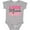 AC-Heather Grey, variant on Inktastic Look Who is One Owl Girls Baby Bodysuit