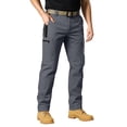 thumbnail image 2 of IYYVV Men's Pants Cargo Hiking Work Pants,Gusseted Crotch,Stretch Fabric,Lightweight,for Outdoor Activies Fishing and Travel Gray 2XL, 2 of 3