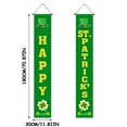 thumbnail image 4 of Happy St. Patricks Day Banner St Patricks Day Decorations St Patrick鈥檚 Day Door Banner Green Irish Porch Banner Decorations, 4 of 4