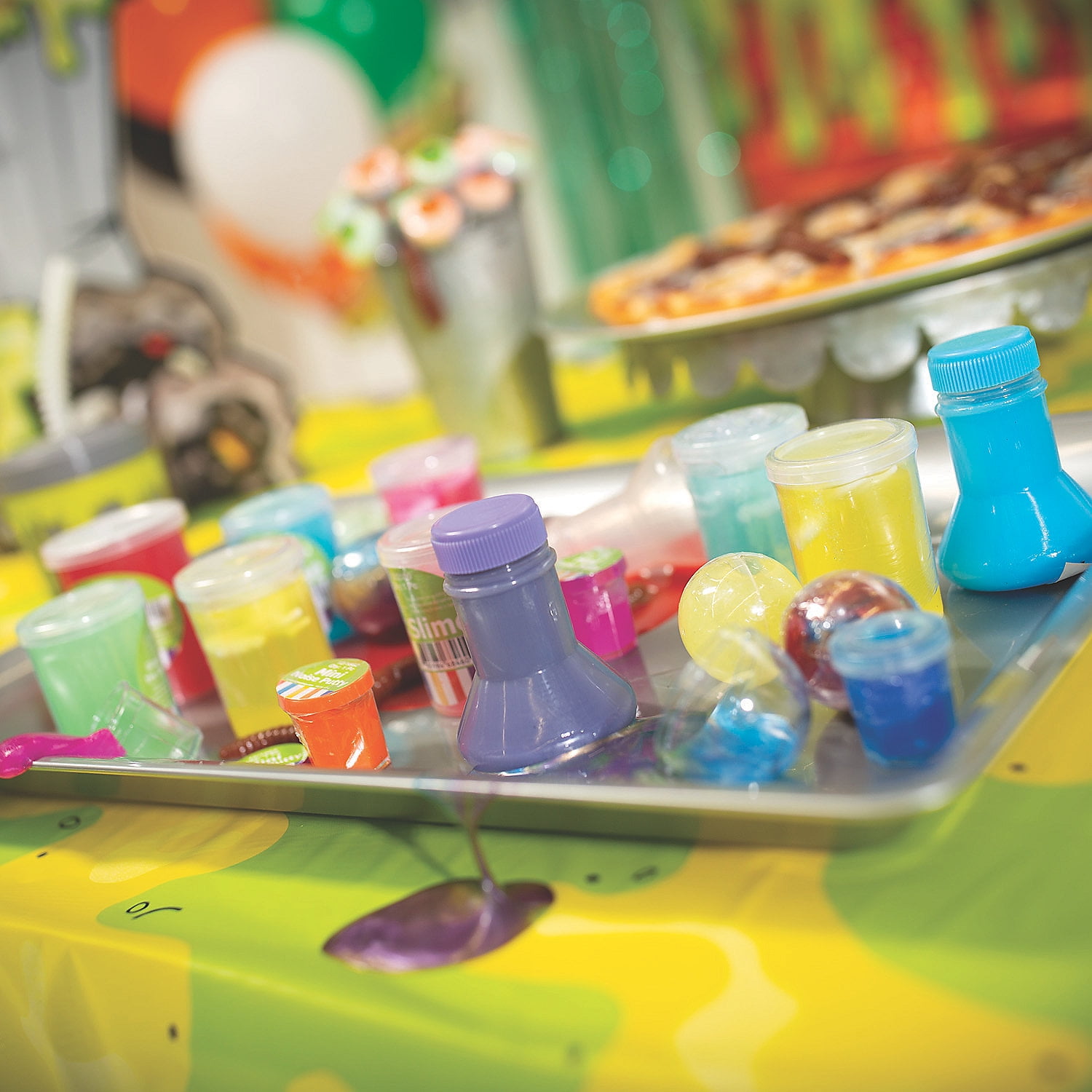 Fun Express Bulk 50 Pc. Putty & Slime Assortment Party Favors for Kids