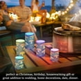 thumbnail image 4 of Yayeee Flameless Candles with Remote Flickering Battery Operated Multi Color Changing, Black Mushroom Pattern, 4 of 7
