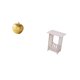 thumbnail image 5 of Adorno moderno de escultura de fruta de resina para estantería de mesa, comedor, dormitorio, oficina y práctica mesita de noche portátil de esquina pa, 5 of 8