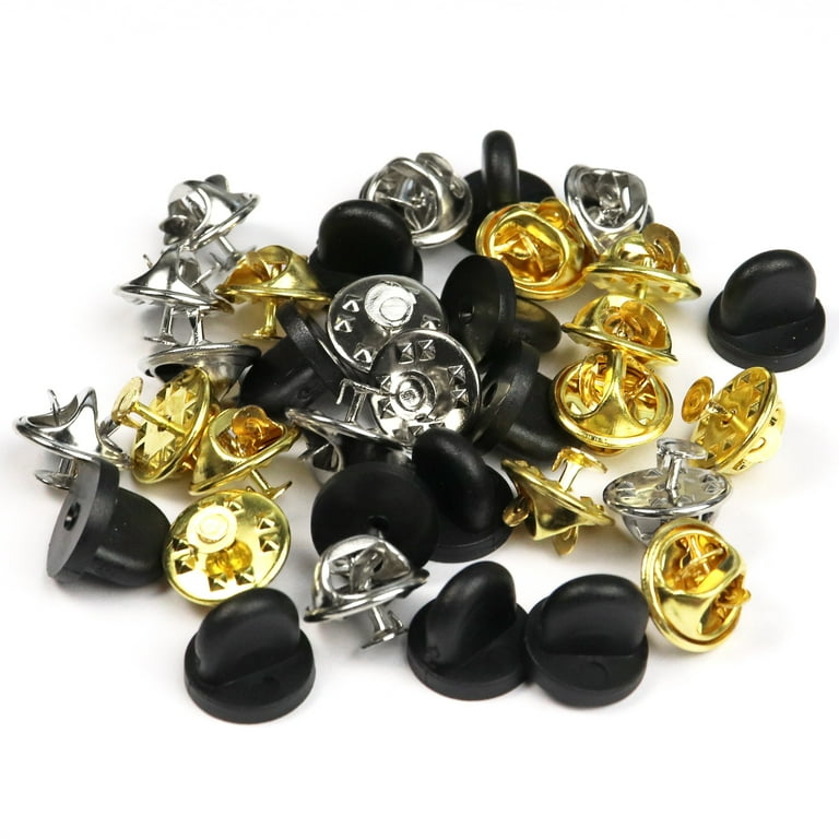 JIANYI 50 Pieces Pin Backs Lapel Pin Backs Butterfly Clutch