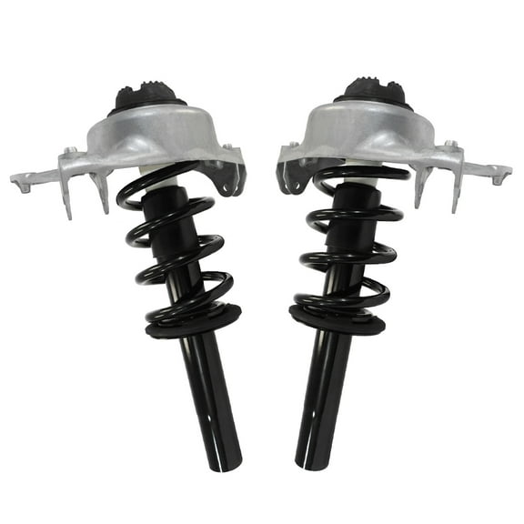 Detroit Axle - 2pc Front Struts for 2009-2017 Audi Q5 Complete Ready Struts w/Coil Spring 2010 2011 2012 2013 2014 2015 2016 Replacement Quick Install Struts Assembly
