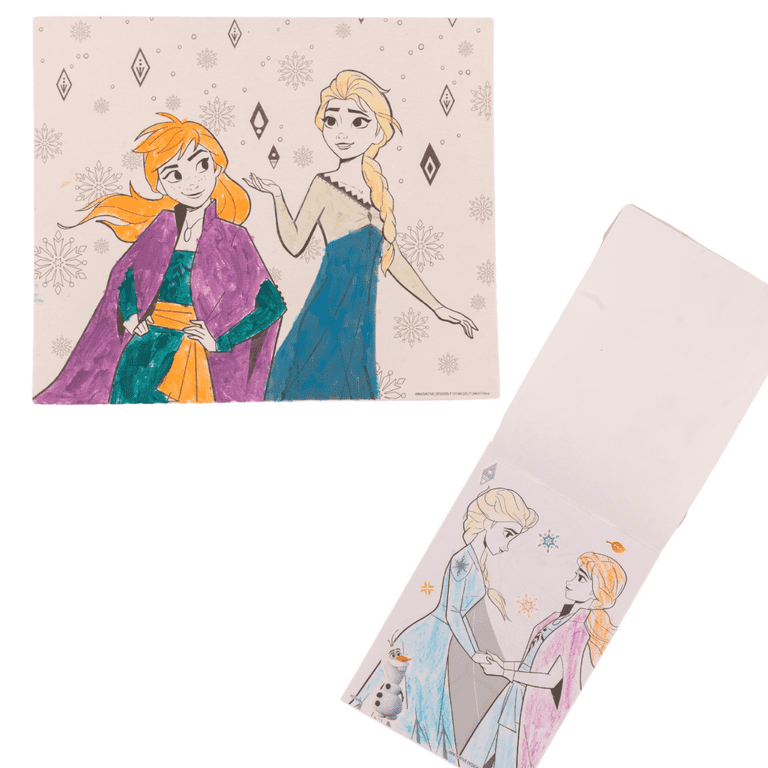 Disney Frozen Kids Art Set Stickers Markers and Paint Canvas 1000+ Piece  Set For Girls 