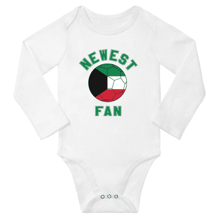 

Newest Kuwait Soccer Football Fan Baby Long Sleeve Romper (White 12 Months)