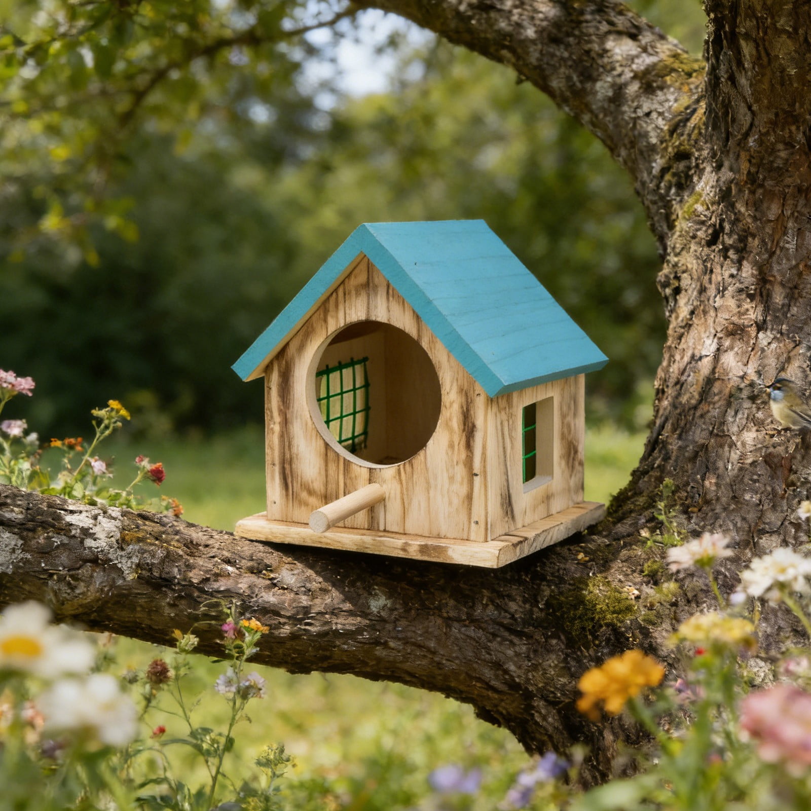 Bird Feeders For Outdoors Bird House Frame Wooden Bird Nests Courtyard Hanging Mini Bird Nests Outdoor Bird House Bird Feeder Bird Feeder Birdhouses Squirrel Proof
