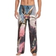 thumbnail image 2 of Lsque Stylish Kangaroo In Suit Print Men's Pajama Pants, Lounge Pant - Comfortable Home Wear,Elastic Waistband, Stylish Design-Medium, 2 of 9