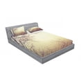 thumbnail image 3 of Ambesonne Nature Fitted Sheet & Pillow Sham Set, Vintage Leafless Autumn, Twinxl, Sepia, 3 of 3