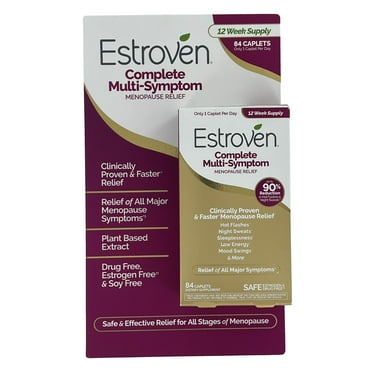 Estroven Complete Multi-Symptom Menopause Relief Caplets (84 Count)