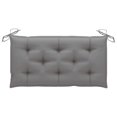 thumbnail image 1 of Coussin de Banc de Jardin Gris 100x50x7cm Tissu, 1 of 5