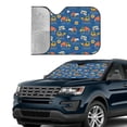 thumbnail image 3 of Kdxio Construction Vehicles Print Front Windshield Sun Shade,Folding Auto Sunshade for Car Truck SUV-Medium, 3 of 7