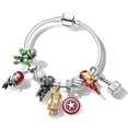thumbnail image 3 of Disney-pulsera con abalorios de Star Wars para mujer, brazalete con diseño de arma Ultimate, Darth Vader, BB-8, C-3PO, Chewbacca, Yoda, 3 of 5