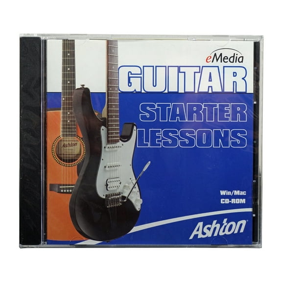 Ashton Guitar Starter Lessons - 20 step-by-step lessons for beginners on CD-Rom