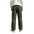 thumbnail image 5 of HaCpiu Men's Heavy Twill Cargo Pants, Loose Straight Leg Tactical Workwear Trousers, Relaxed Multi-Pocket Utility Casual Pants, Army Green L, 5 of 8