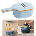 thumbnail image 3 of Abbracc Vegetable Slicer Grater Veggie Food Choppers Cutter Kitchen Accessories Blue, 3 of 9