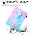 thumbnail image 2 of Mantto iPad 10th Generation Case 10.9", Cute Patterned Slim Multi-Angle Viewing Folio Magnetic Stand Wallet Card Slot with Auto Sleep Wake Smart Cover for 10.9” iPad 10th Gen 2022, Blue Pink Pineapple, 2 of 10