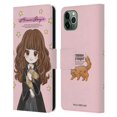 thumbnail image 1 of Head Case Designs Officially Licensed Harry Potter Deathly Hallows XXXVII Hermione Granger Leather Book Wallet Case Cover Compatible with Apple iPhone 11 Pro Max, 1 of 6