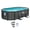 FiltraBoost Pump (13ft 8in x 39.5in), variant on Funsicle 9'10" Oasis Designer Above Ground Pool with Pump, Oval Frame, Dark Herringbone