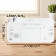 thumbnail image 6 of REGALWOVEN Small Digital Alarm Clock for Bedroom, Alarm Clocks with Big Numbers Display, Dimmable, Temperature, Snooze, 12/24H for Deep Sleepers White, 6 of 6
