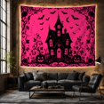 thumbnail image 6 of Pink Cat and Cauldron Tapestry, 6 of 7