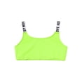 thumbnail image 2 of renvena Kids Girls Yoga Ballet Crop Tops Activewear Training Sports Camis Vest Dancewear Fluorescent Green 10, 2 of 7