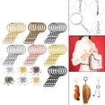 thumbnail image 6 of 250PCS Keyring Rings Key Chain Rings Keyring Chains Split Metal Key Rings with and Screw Crafts , multicolor, 6 of 8