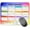 2026 Watercolor Background Calendar, variant on Calendar Mouse pad, 2026 Water Drop Background Calendar Natural Rubber Mouse Pad, Quality Creative Gaming Rectangle Mouse Personalized Desk Mouse Pad 9.5 inch x 7.9 inch