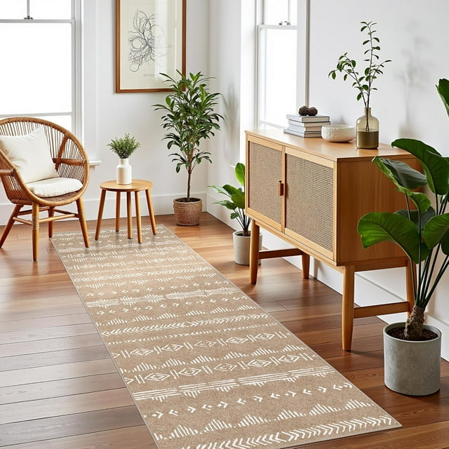 Large Area Rug x Living Room Machine Washable x Rug Boho Moroccan Farmhouse Style Ultra Soft Neutral Indoor Carpet for Bedroom Dining Room Playroom Office Off /Grey