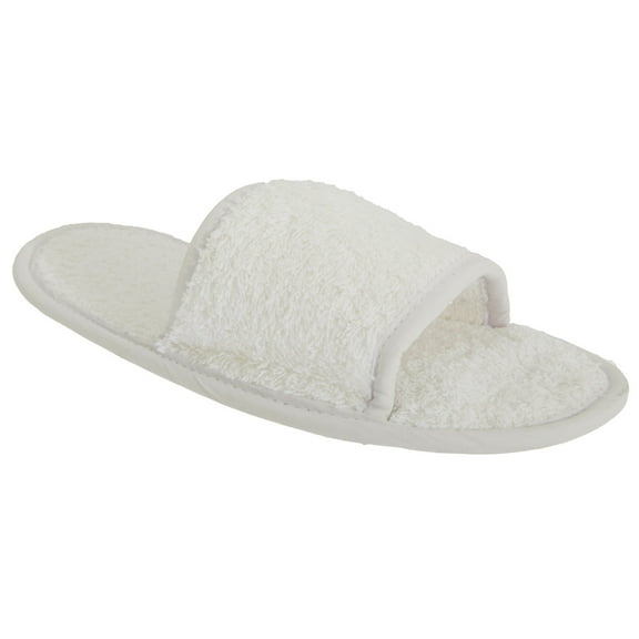 Towel City Classic Terry Slippers (Open Toe)