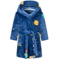 thumbnail image 1 of Girls Boys Robe Cotton Towel Animal Unicorn Hooded Bathrobe, 1 of 7