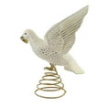 Cody Foster 10.00in Peace On Earth Dove Tree Topper, Paper, Bird White
