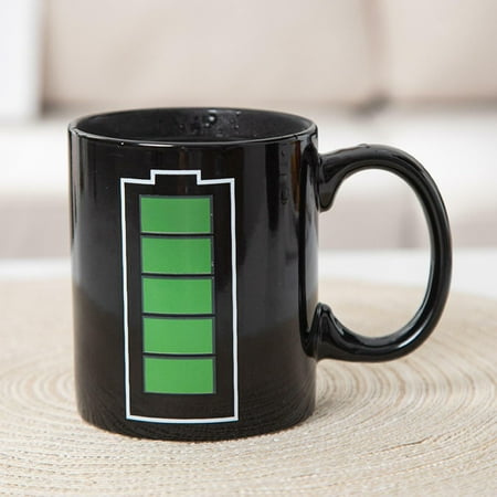 

Ceramic Coffee Mug Heat Sensitive Color Changing Cup For Home Office Kitchen