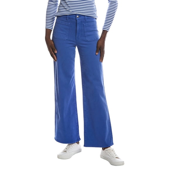 Madewell womens The Emmy Wide Leg Pant, 23, Blue